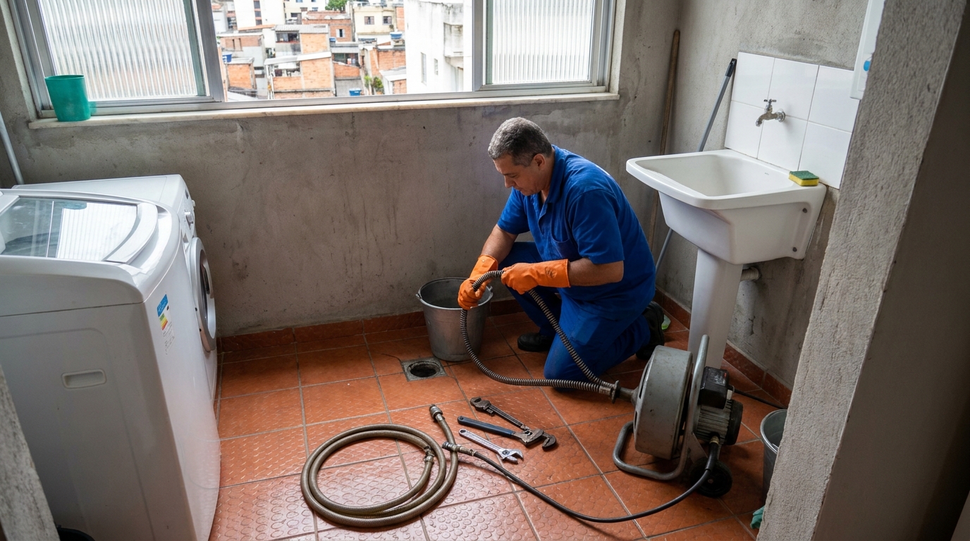 Limpeza Profunda de Ralos na Vila Lima, Limeira‑SP